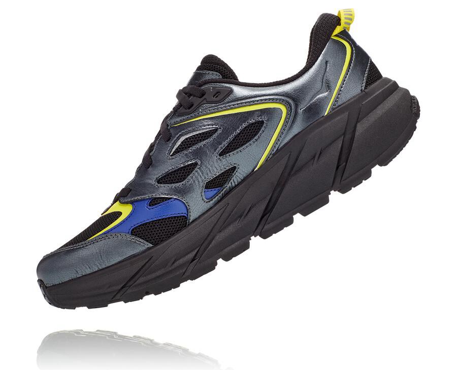 Hoka Australia One One X Opening Ceremony Bm Clifton - Mens Running Shoes Black - NHTGQ-9457